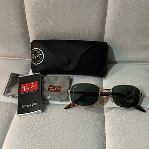 COPY - Ray Ban - RB3690, 100% UV ,Made in Italy yellow havana frame green lense…